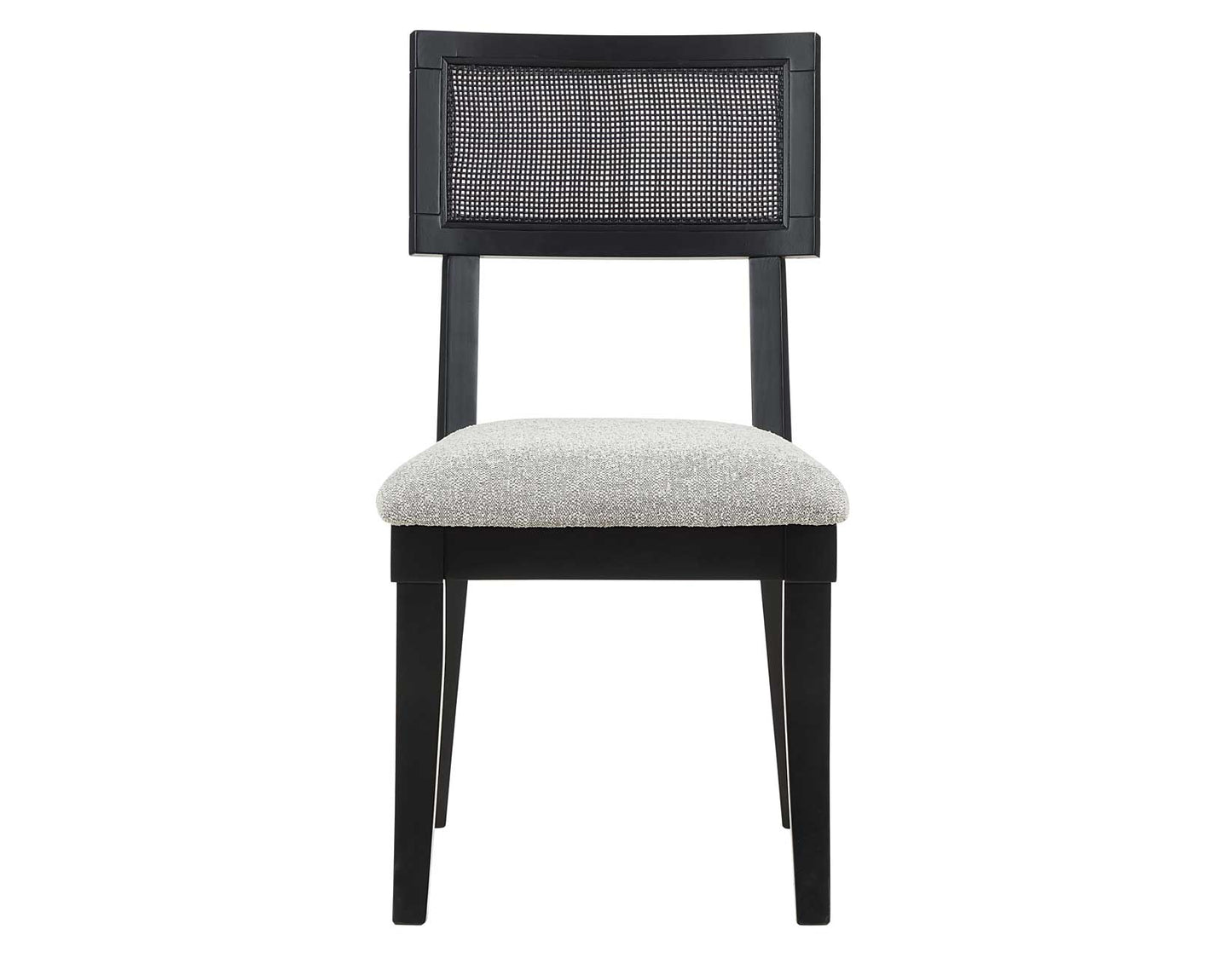 Colvin Cane Side Chair, Black