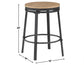 Magnolia 24″ Backless Counter Stool, Swivel