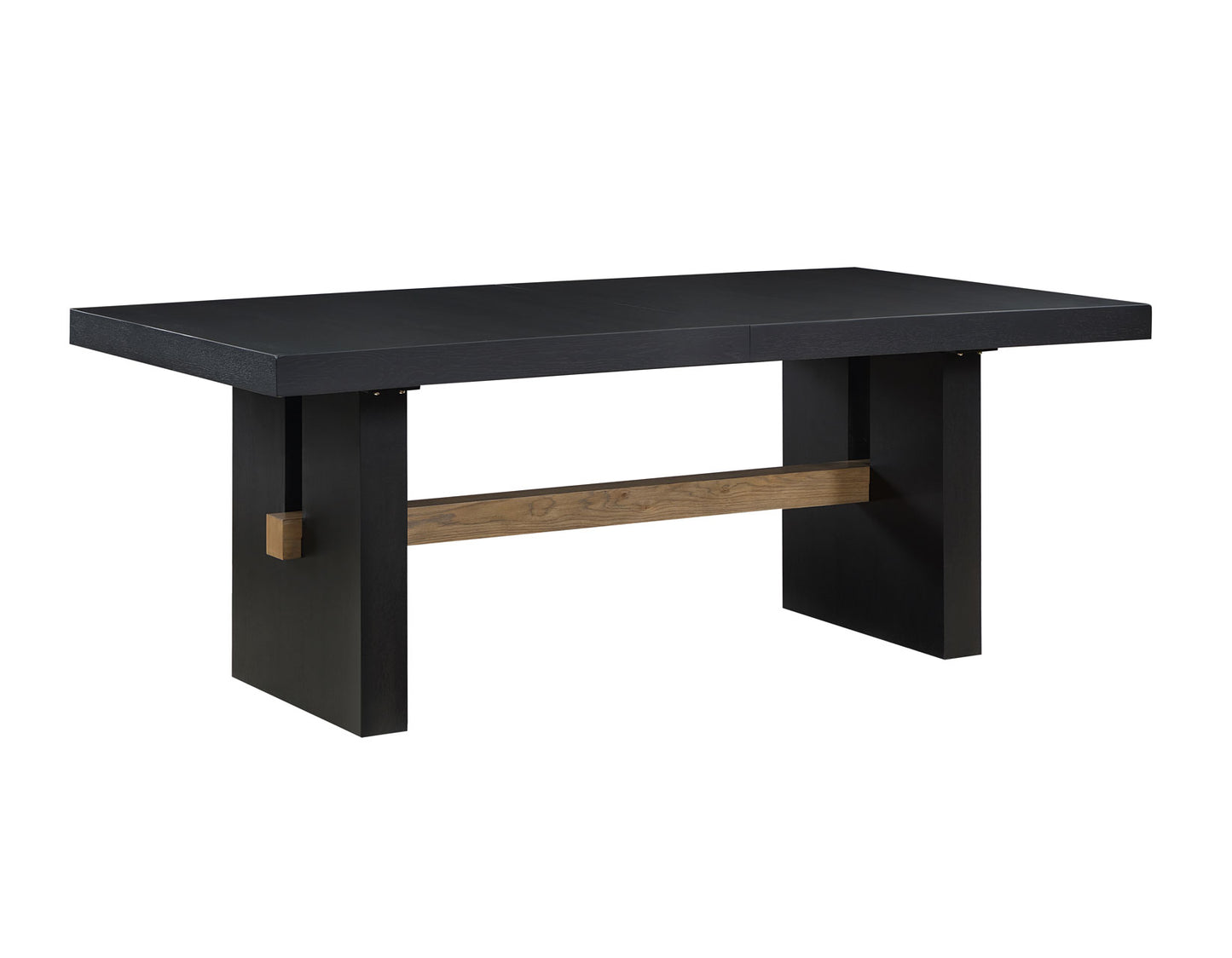 Aubrey 78-96" Table w/18-inch Leaf, Black