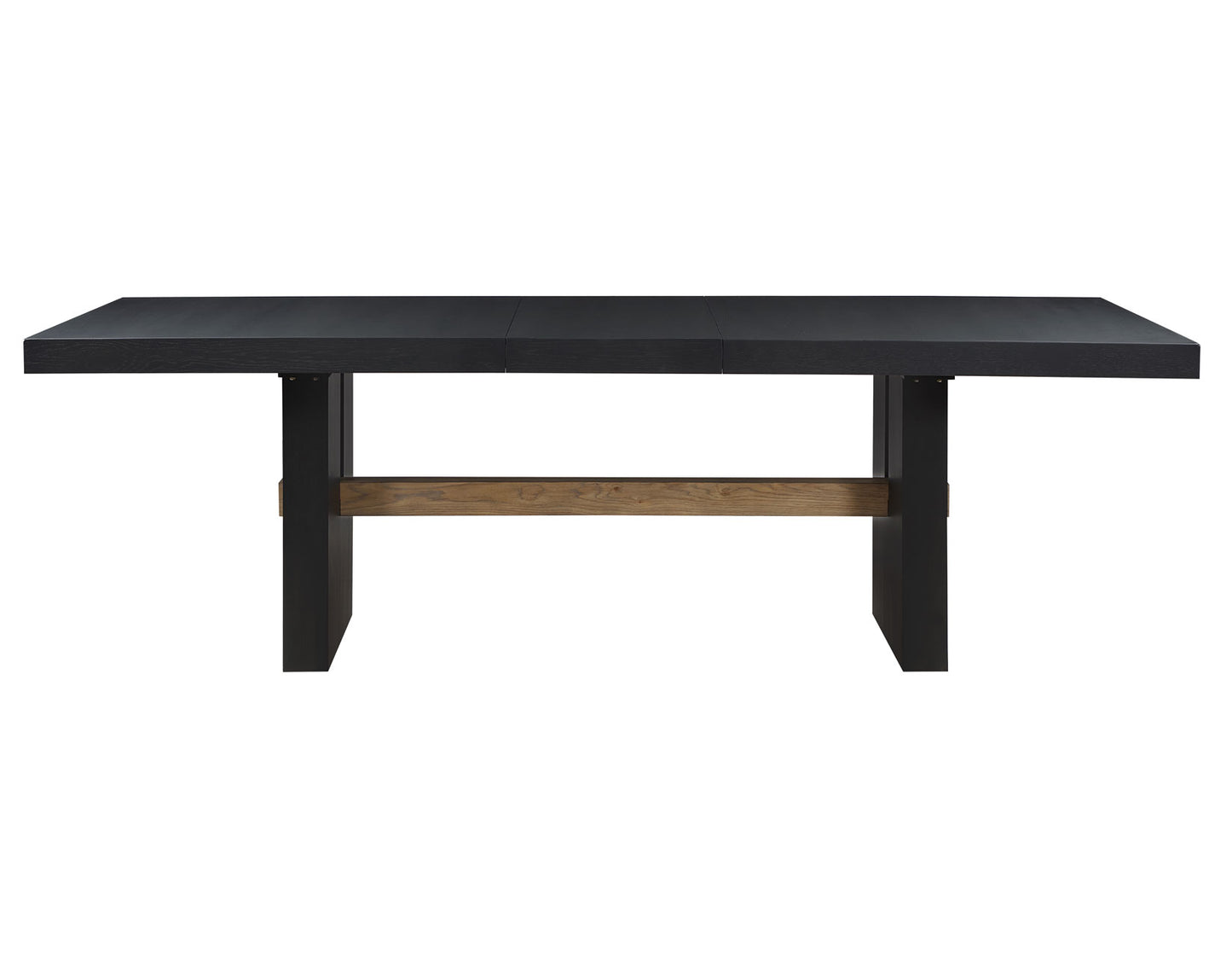 Aubrey 78-96" Table w/18-inch Leaf, Black