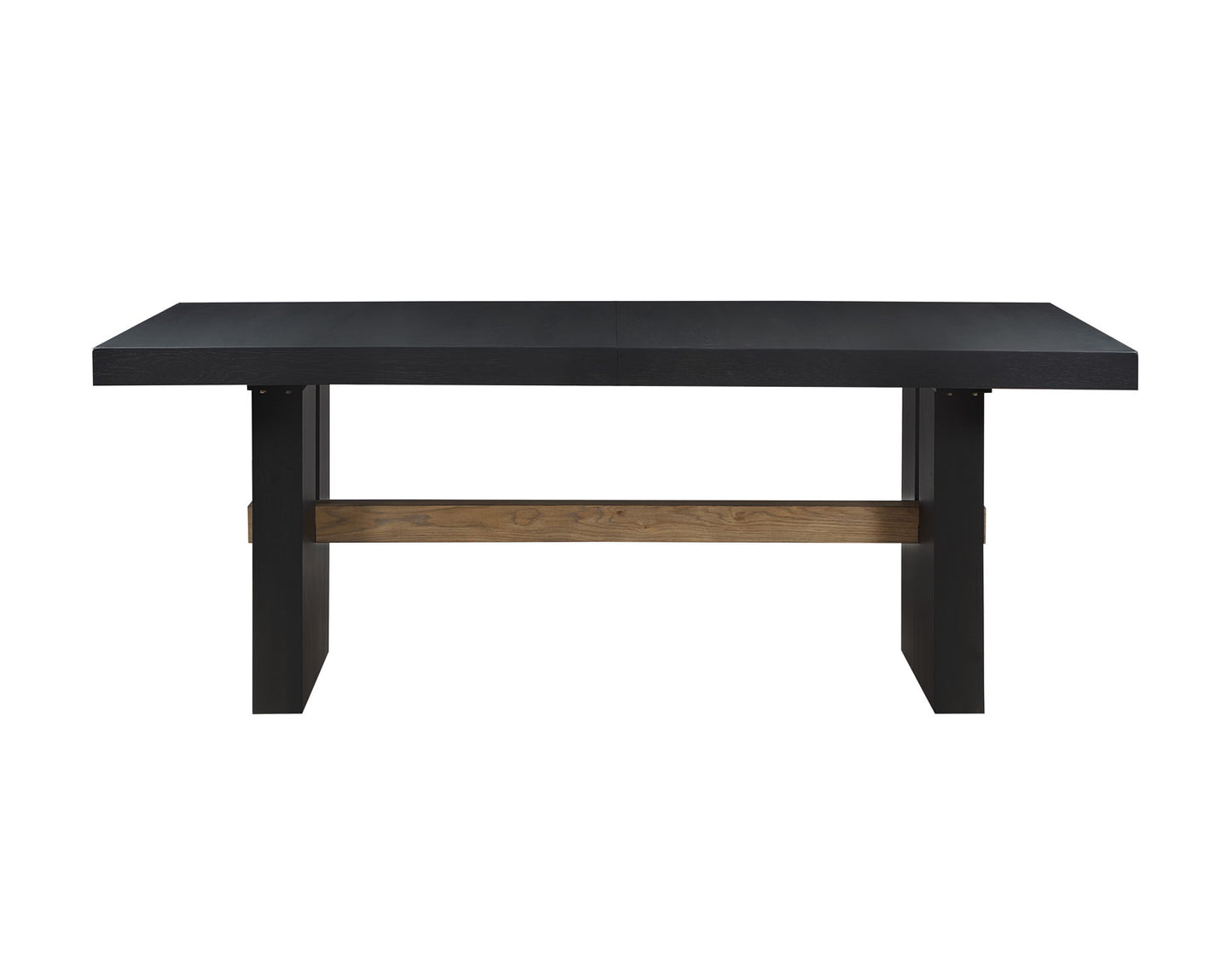 Aubrey 78-96" Table w/18-inch Leaf, Black