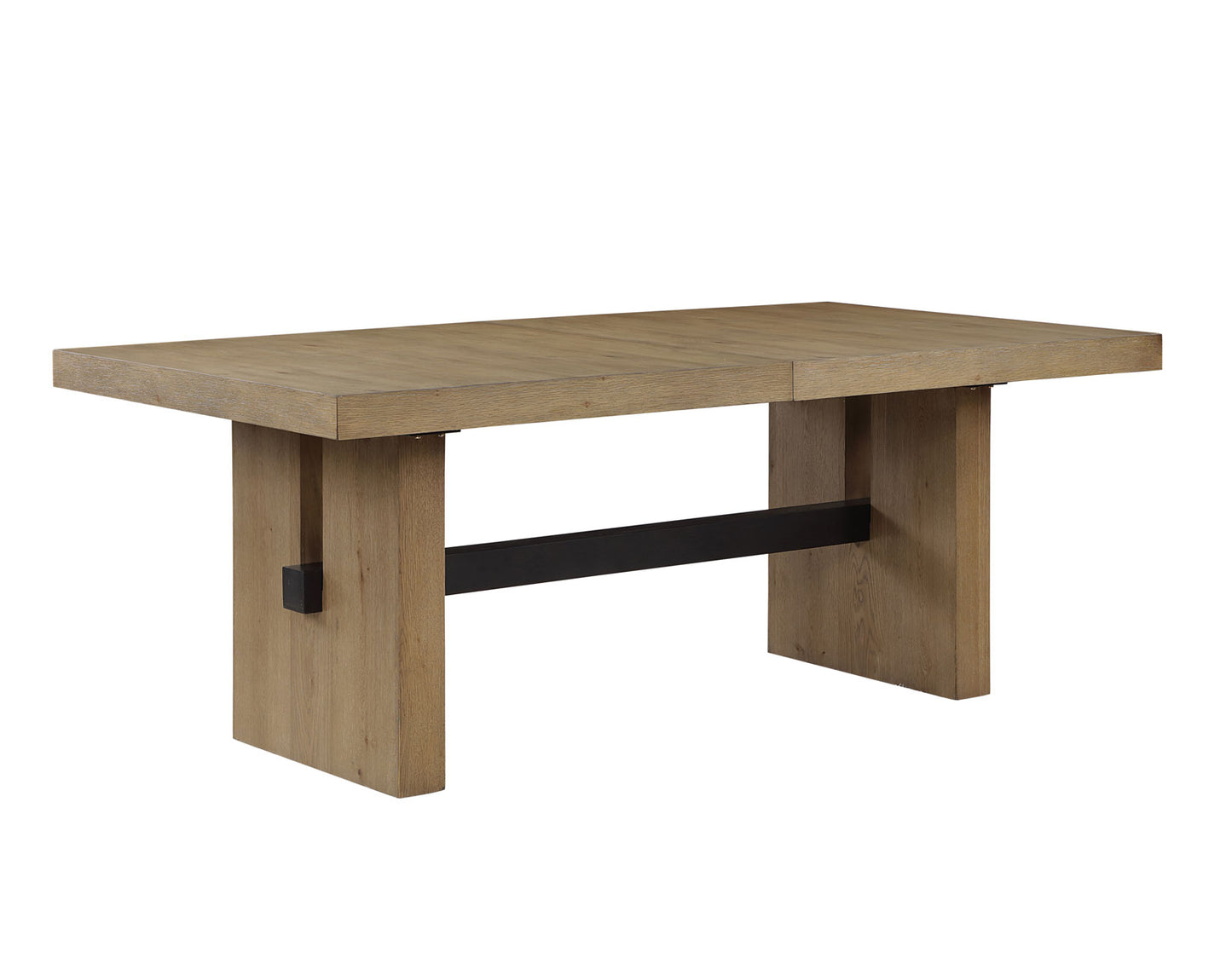 Aubrey 78-96" Table w/18-inch Leaf, Waxed Driftwood