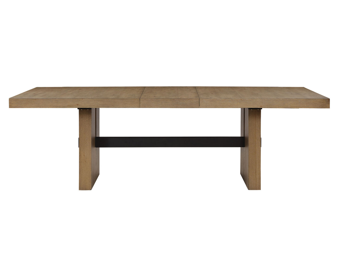 Aubrey 78-96" Table w/18-inch Leaf, Waxed Driftwood