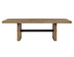 Aubrey 78-96" Table w/18-inch Leaf, Waxed Driftwood