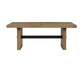 Aubrey 78-96" Table w/18-inch Leaf, Waxed Driftwood