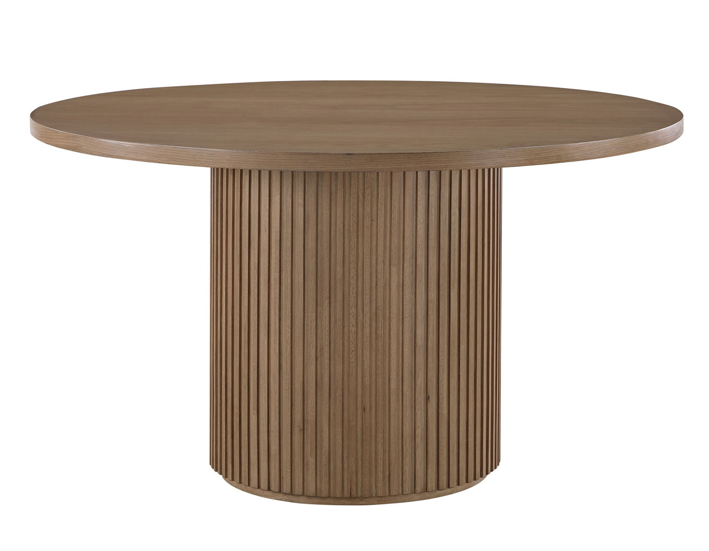 Colvin 52" Round Dining Table, Toffee finish