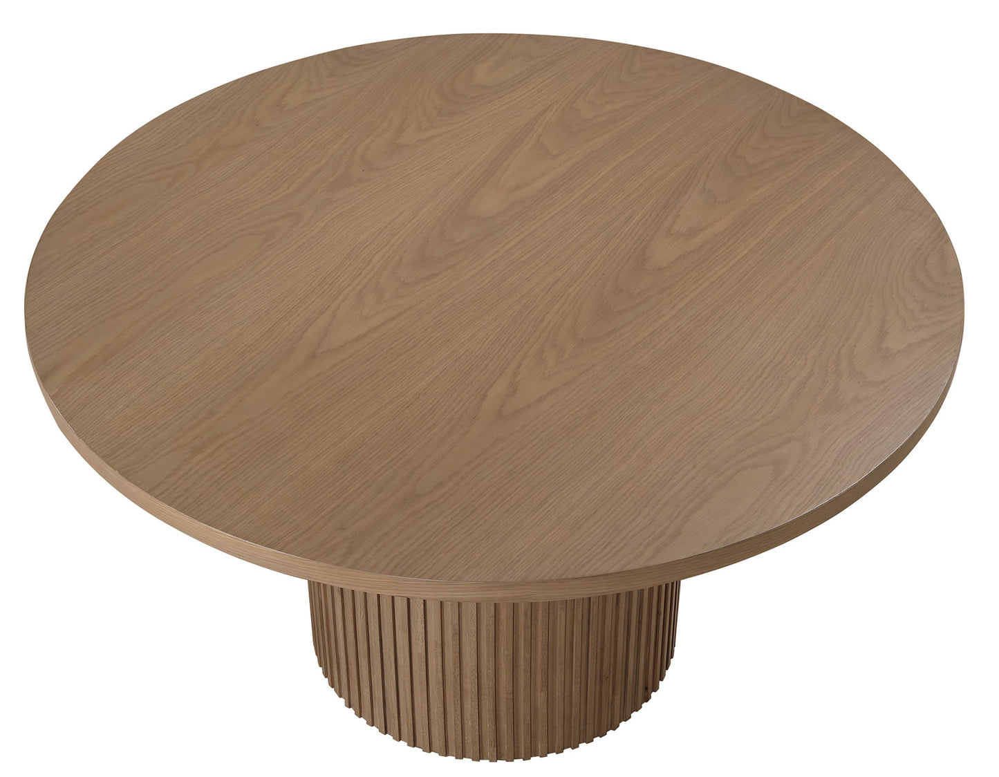 Colvin 52" Round Dining Table, Toffee finish