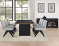 Magnolia 5-Piece 80-96" Dining Set with Side Chair