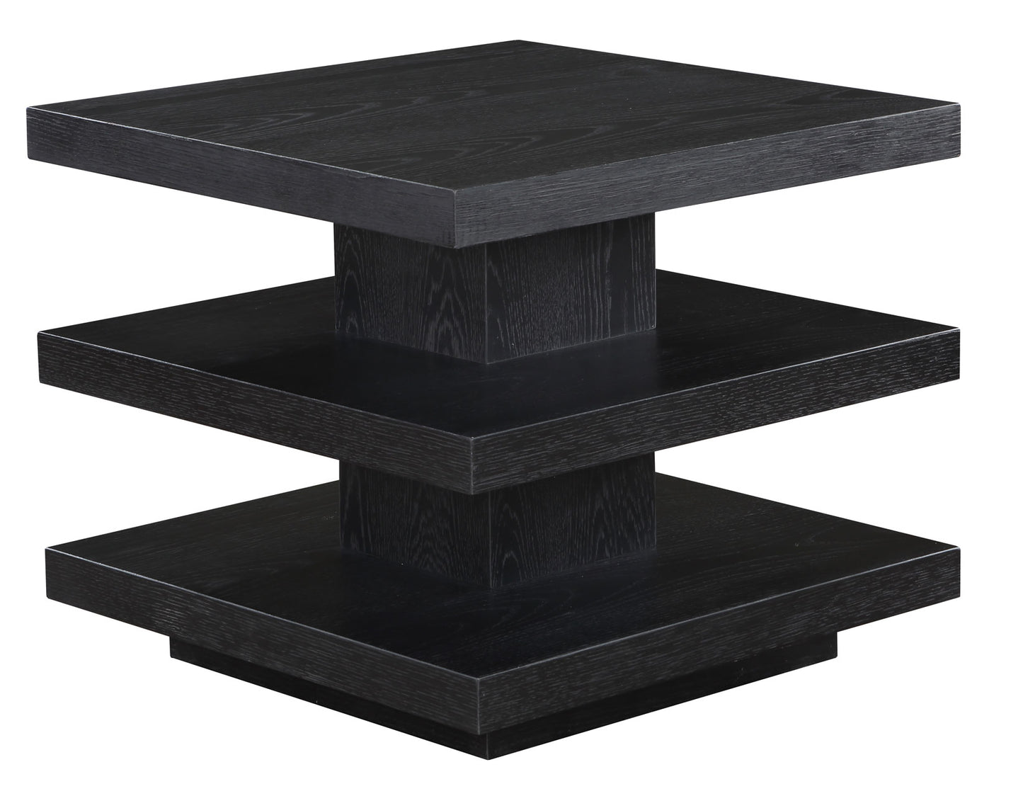 Canyon 3-Piece Table Set, Black
(Cocktail Table & 2 End Tables)