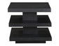 Canyon 3-Piece Table Set, Black
(Cocktail Table & 2 End Tables)