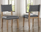 Aubrey Waxed Driftwood 7-Piece 78-96" Dining Set