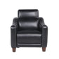 GIORNO LEATHER 3-PIECE DUAL-POWER RECLINING SET, MIDNIGHT