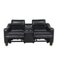 GIORNO LEATHER 3-PIECE DUAL-POWER RECLINING SET, MIDNIGHT