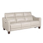 GIORNO LEATHER 3-PIECE DUAL-POWER RECLINING SET, IVORY