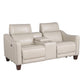 GIORNO LEATHER 3-PIECE DUAL-POWER RECLINING SET, IVORY