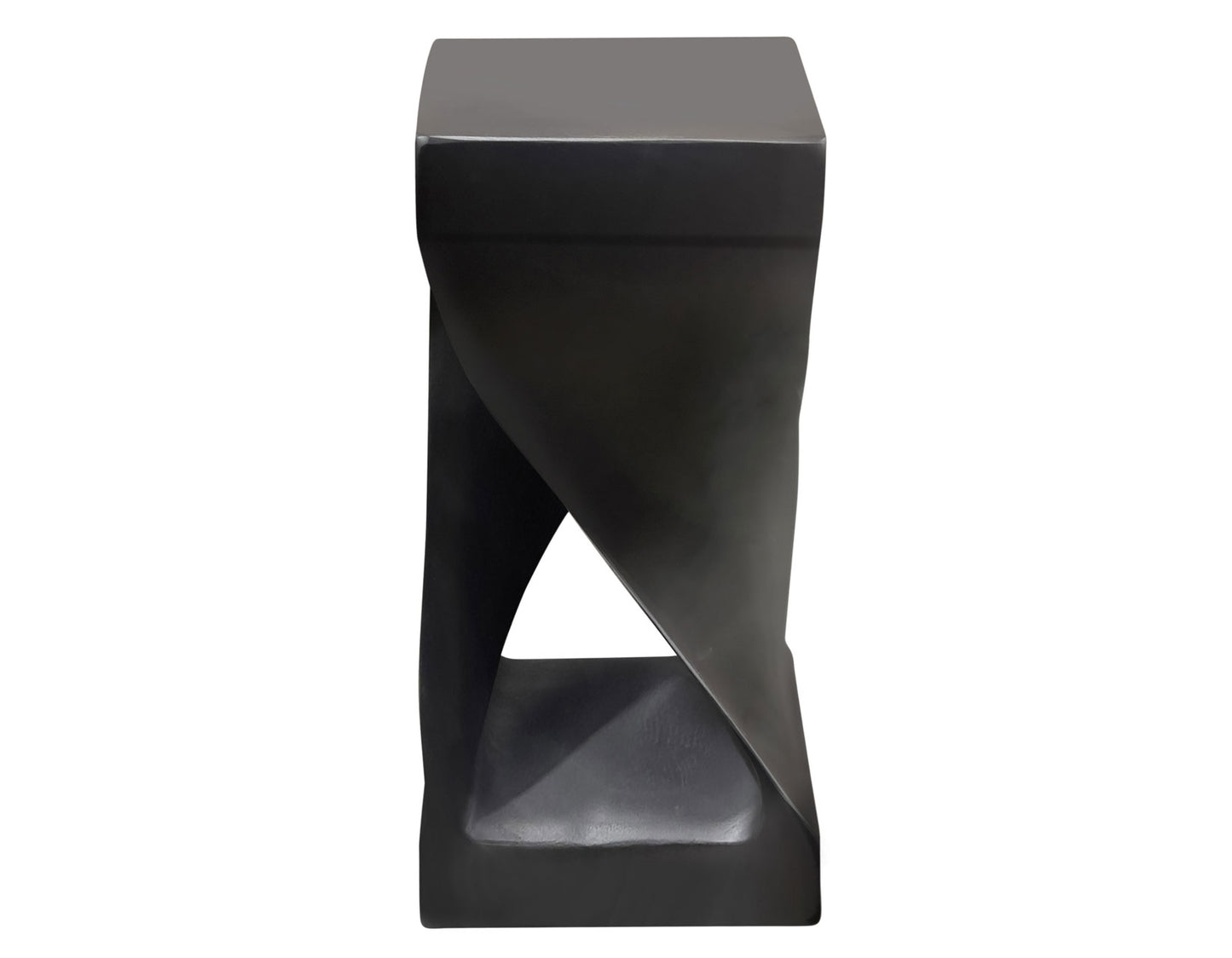 Solana Solid Wood Accent Table, Black Finish