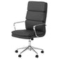 Ximena Upholstered Adjustable High Back Office Chair Black