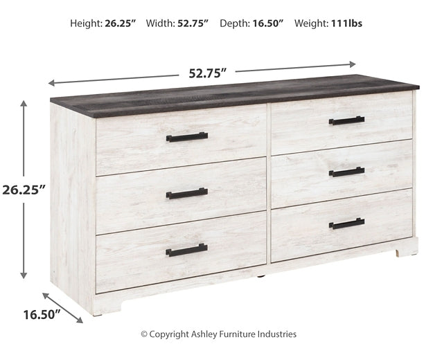 Ashley Express - Shawburn Six Drawer Dresser