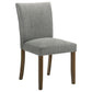 Cantley Upholstered Dining Side Chair Grey (Set of 2)