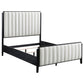 Brookmead 4-piece Upholstered Eastern King Bedroom Set Black