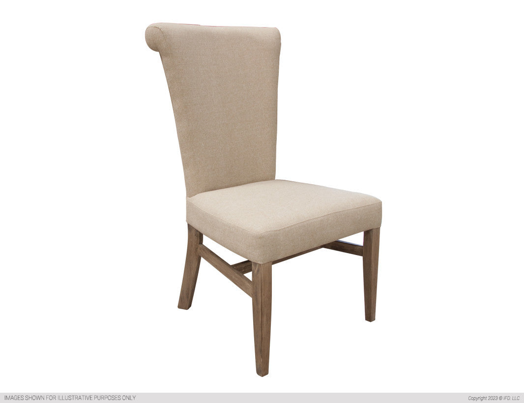 Upholstered Chair w/Handle on Back Rest