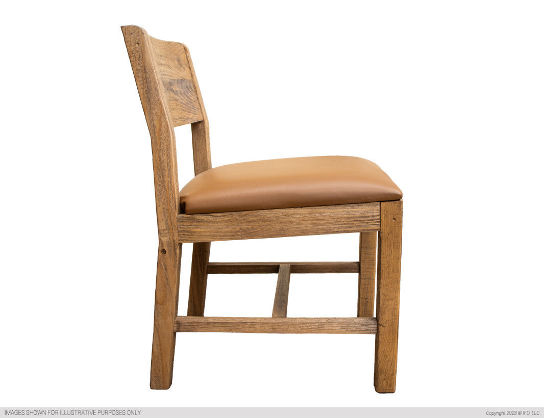 Solid Wood Chair w/Uph. Seat