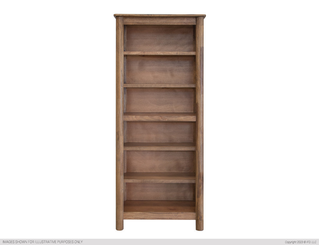 6 Wooden shelves, Bookcase