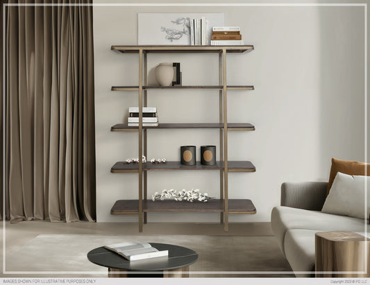 Metal Frame Bookcase