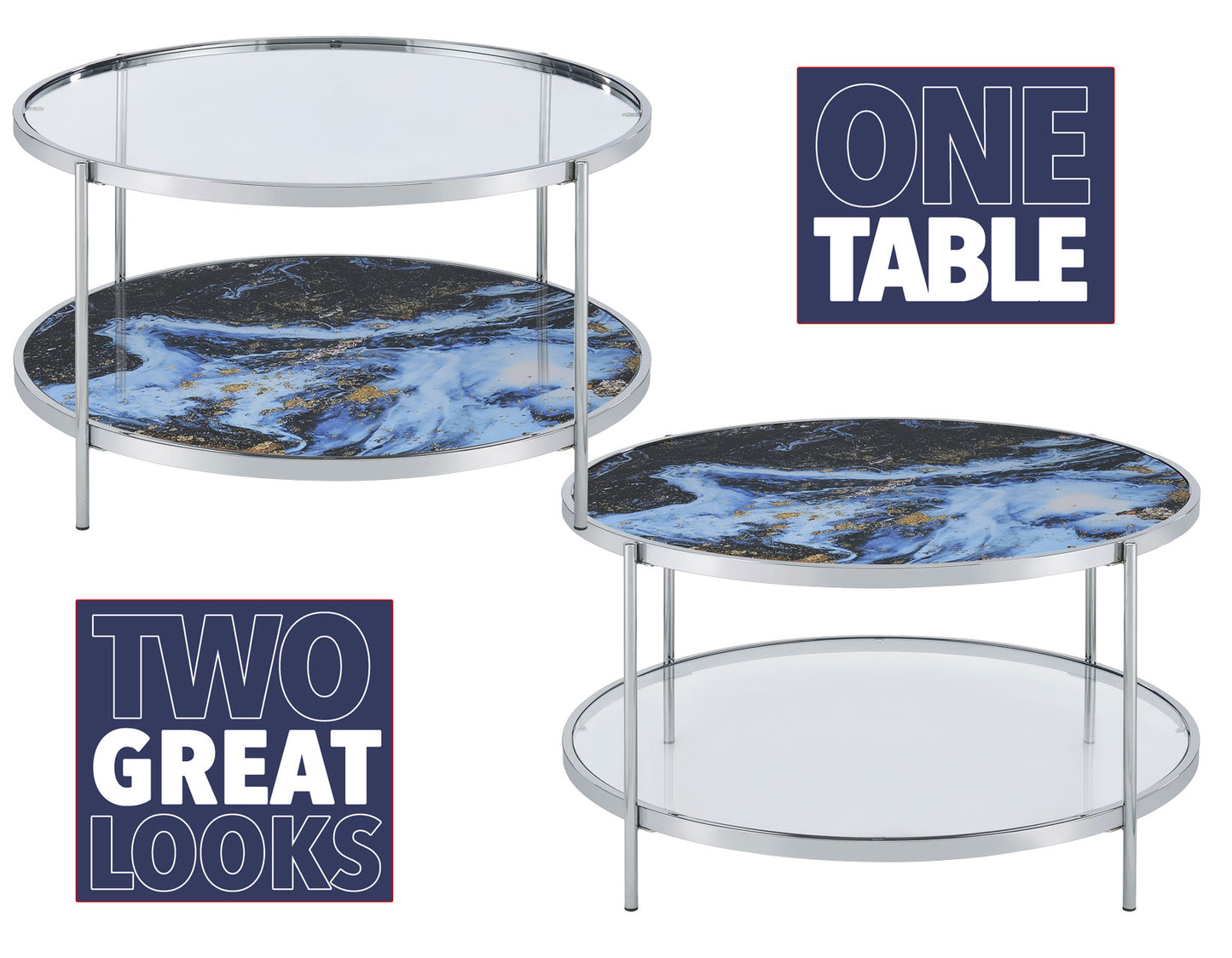 Averie Reversible Top Cocktail Table