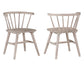 Willow 5 Piece 42-inch Round Dining Set, Tan