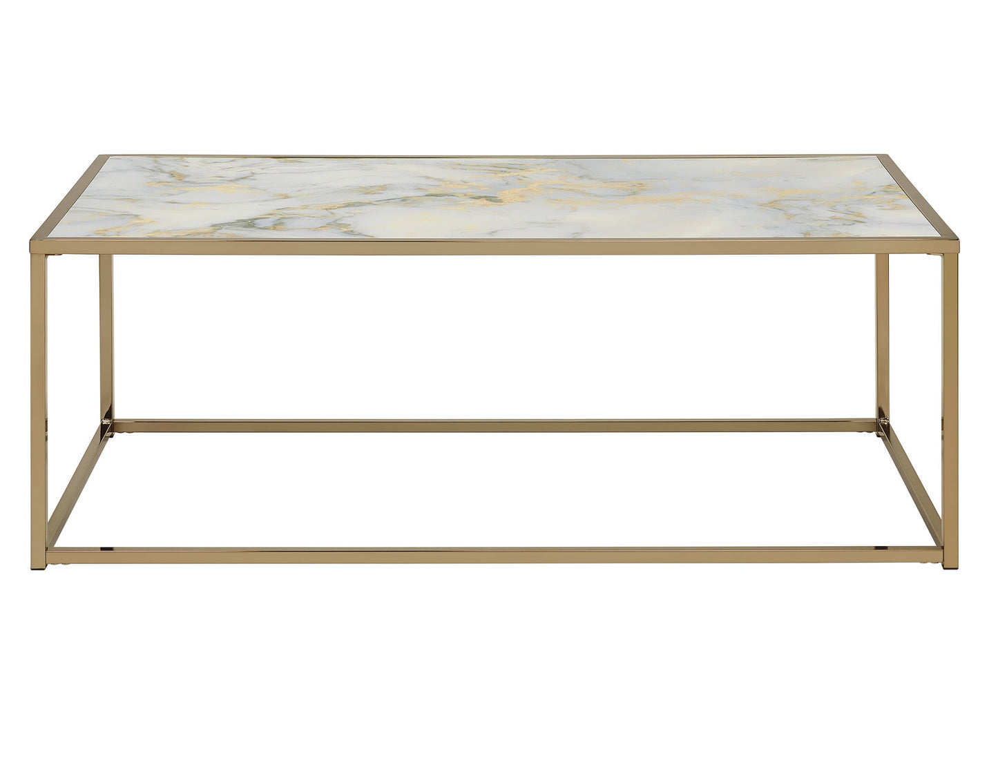 Salvador 3-Piece Faux-Marble Table Set