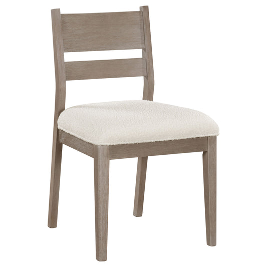 Cornelia Wood Dining Side Chair Coastal Grey (Set of 2)
