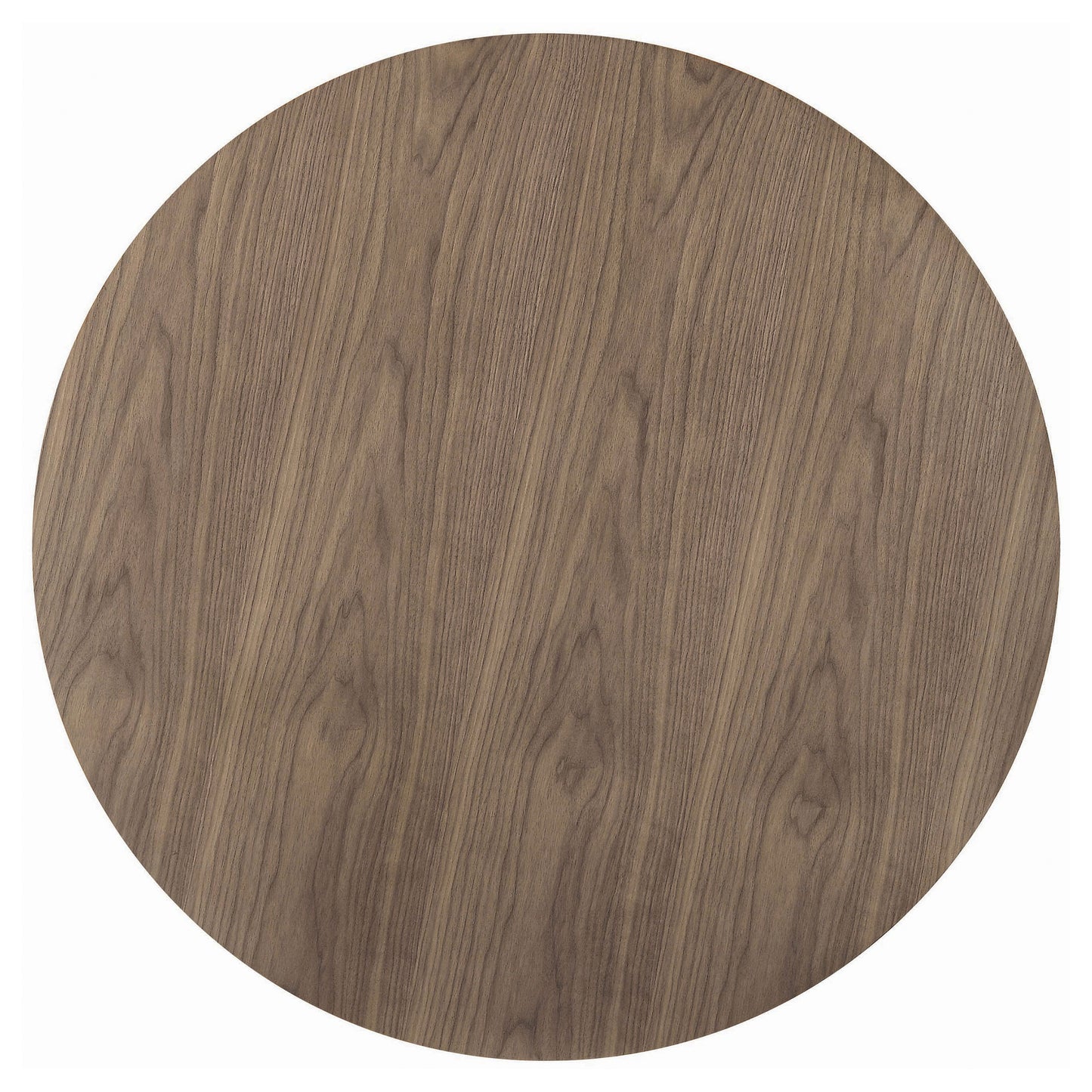 Cora Round 40-inch Wood Top Dining Table Brown Walnut