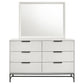 Sonora 6-drawer Dresser with Mirror White