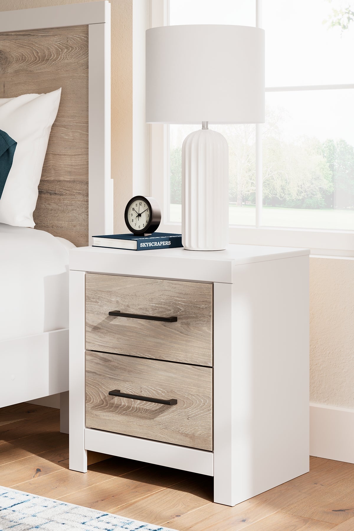 Ashley Express - Charbitt Full Panel Bed with Nightstand