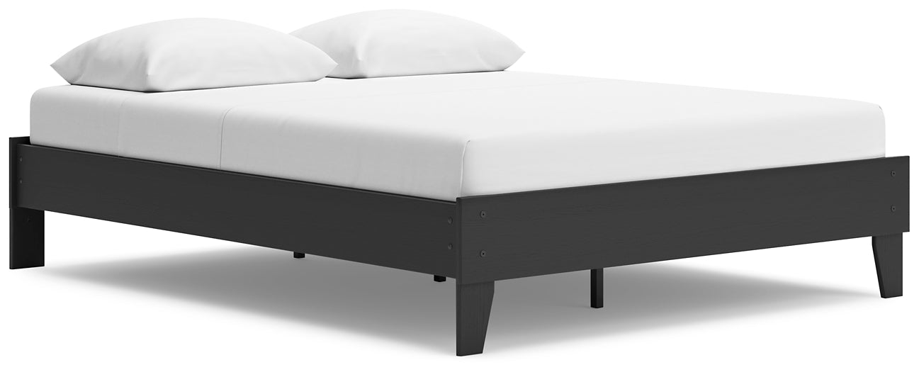 Ashley Express - Socalle Queen Platform Bed with Dresser, Chest and 2 Nightstands