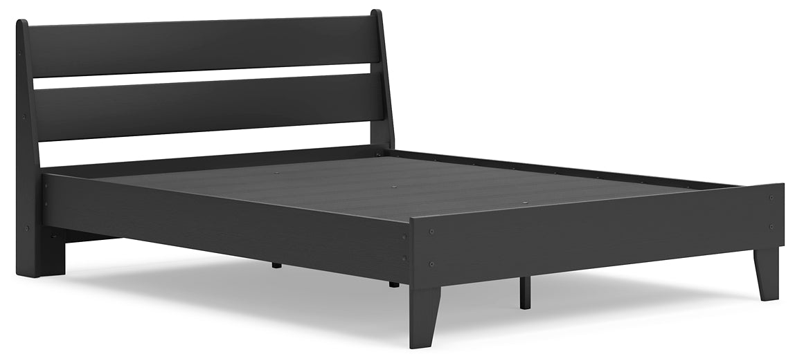 Ashley Express - Socalle Queen Panel Platform Bed with Dresser