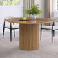 Bradbury Round 48-inch Wood Top Dining Table Natural