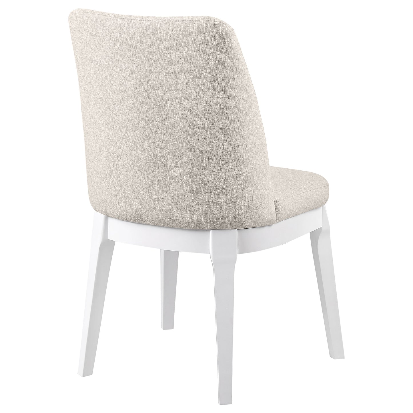 Carissa Upholstered Dining Side Chair Beige (Set of 2)