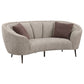 Ellorie 3-piece Upholstered Curved Sofa Set Beige