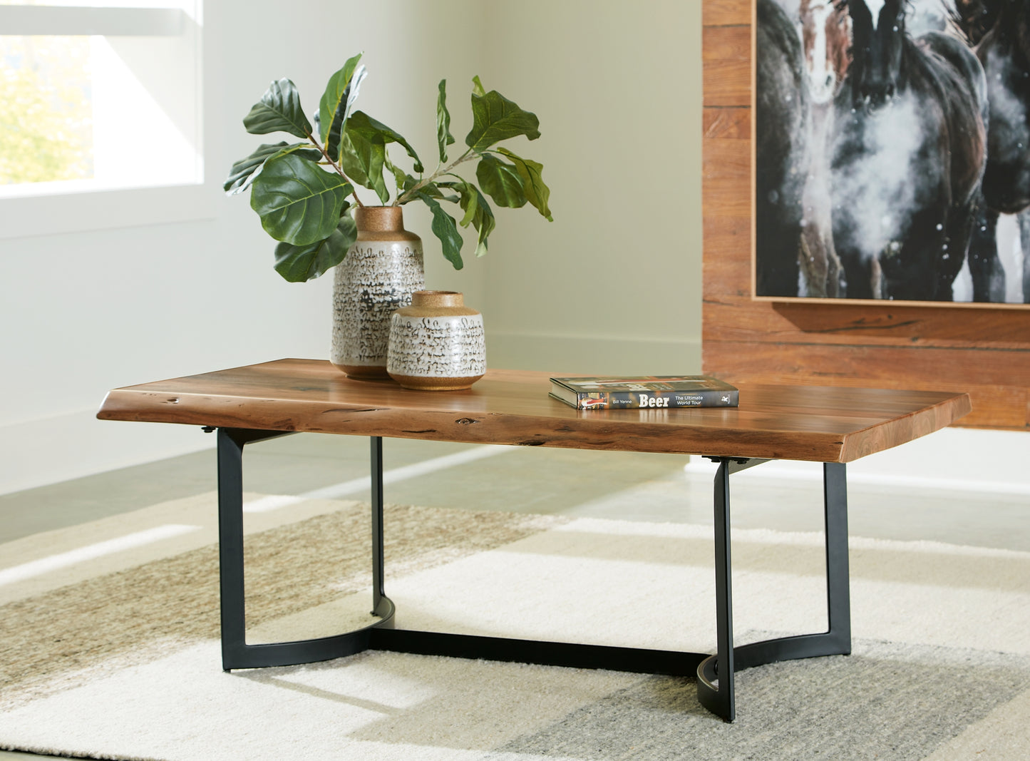 Ashley Express - Fortmaine Coffee Table with 1 End Table