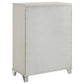 Olivia 5-drawer Bedroom Chest of Drawers Pearl White