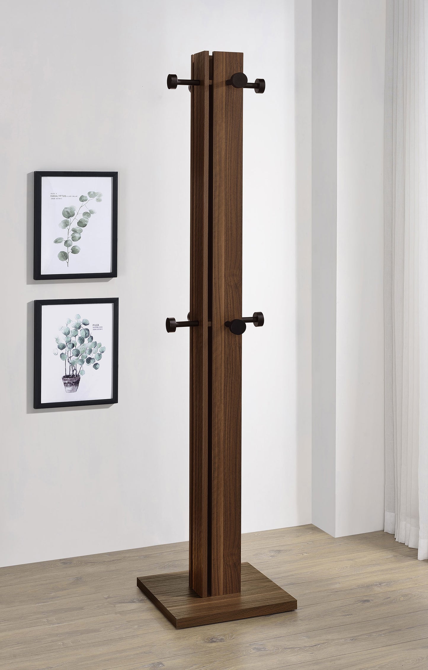 Rikkie Walnut Coat Rack Walnut