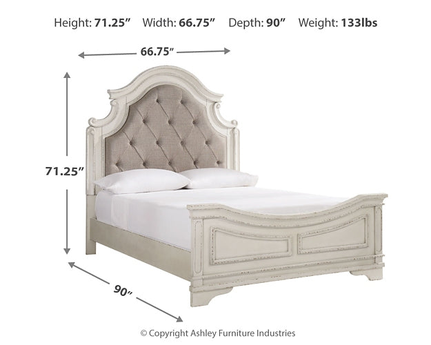 Realyn  Upholstered Panel Bed