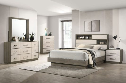 Fenwick 5-piece California King Bedroom Set Grey Oak