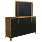 Maderia 8-drawer Dresser and Mirror Walnut