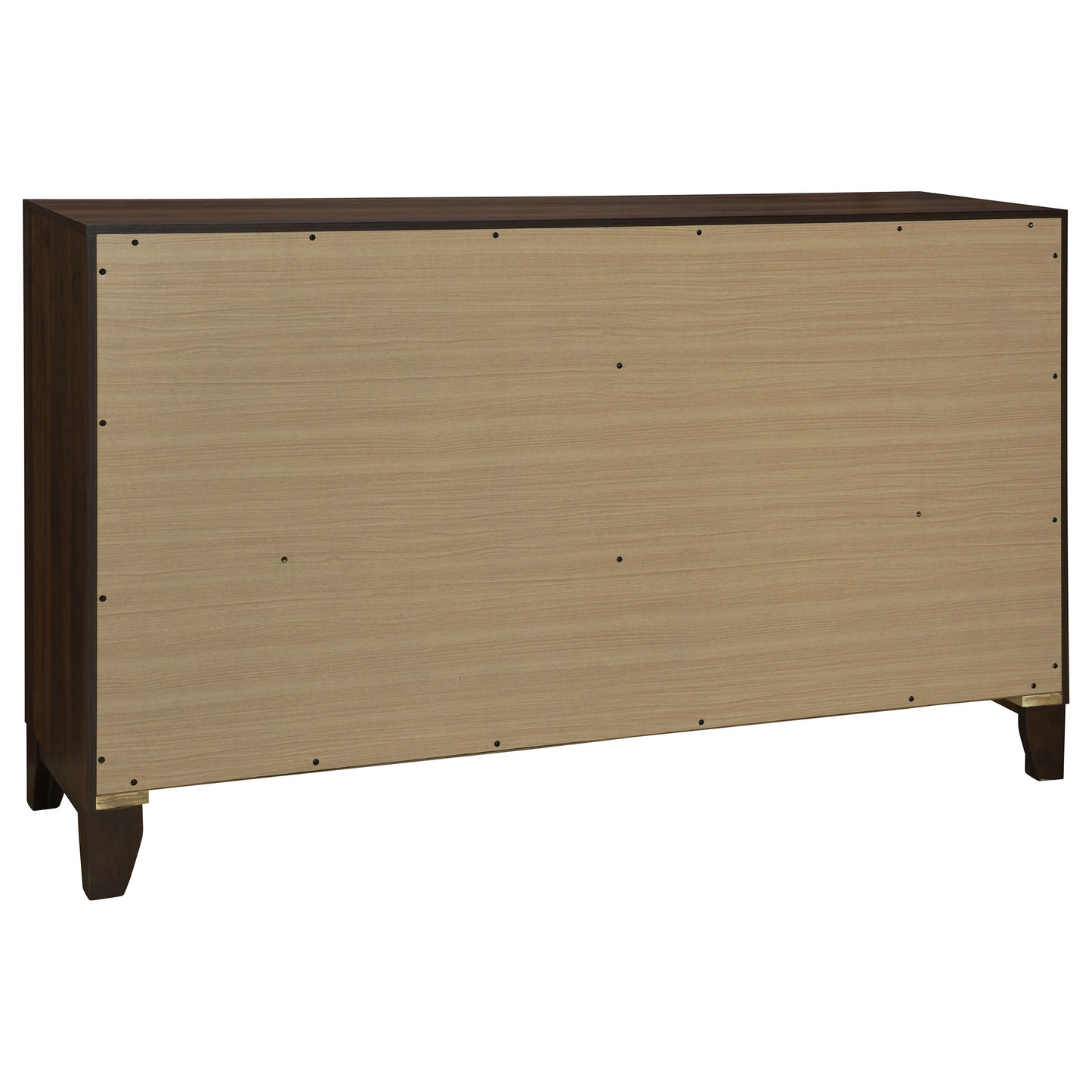 Welsley 6-drawer Dresser Cabinet Walnut