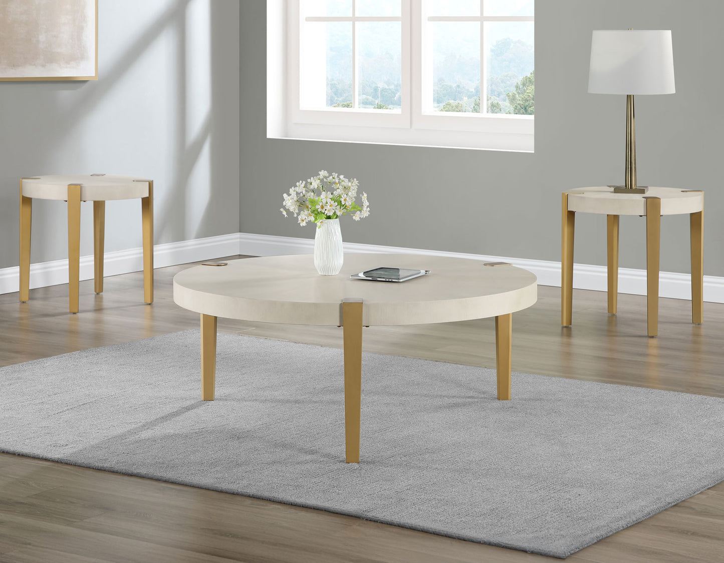 Gracie Coffee Table, White