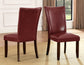 Hartford 72 inch table 7 Piece Set, Red Chairs
(Table & 6 Side Chairs)