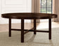 Hartford 72 inch table 7 Piece Set, Brown Chairs
(Table & 6 Side Chairs)